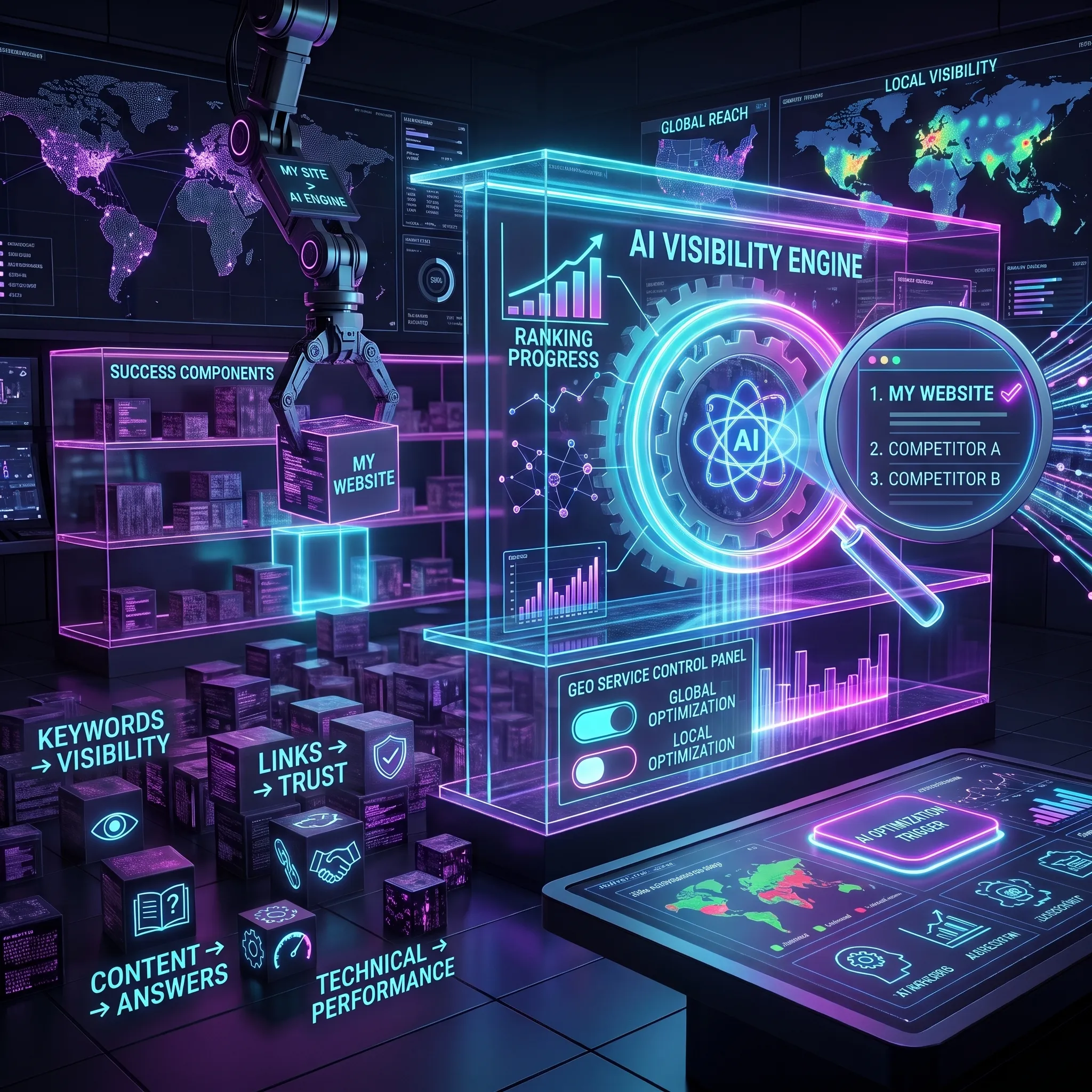 GEO e LLMO - Presença em Inteligência Artificial